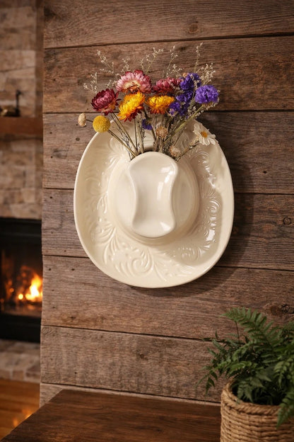Cowboy Hat Vases