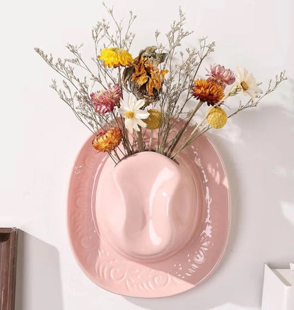 Cowboy Hat Vases